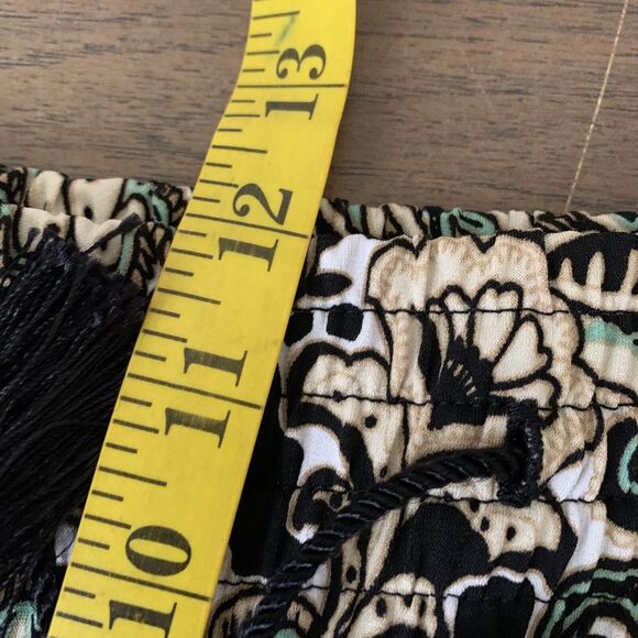 New York & Co Pants Womens Large Palazzo Wide Leg Lounge Pants Paisley Wide Hem - Picture 10 of 12